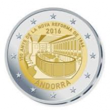 2 € Andorre 2016 R